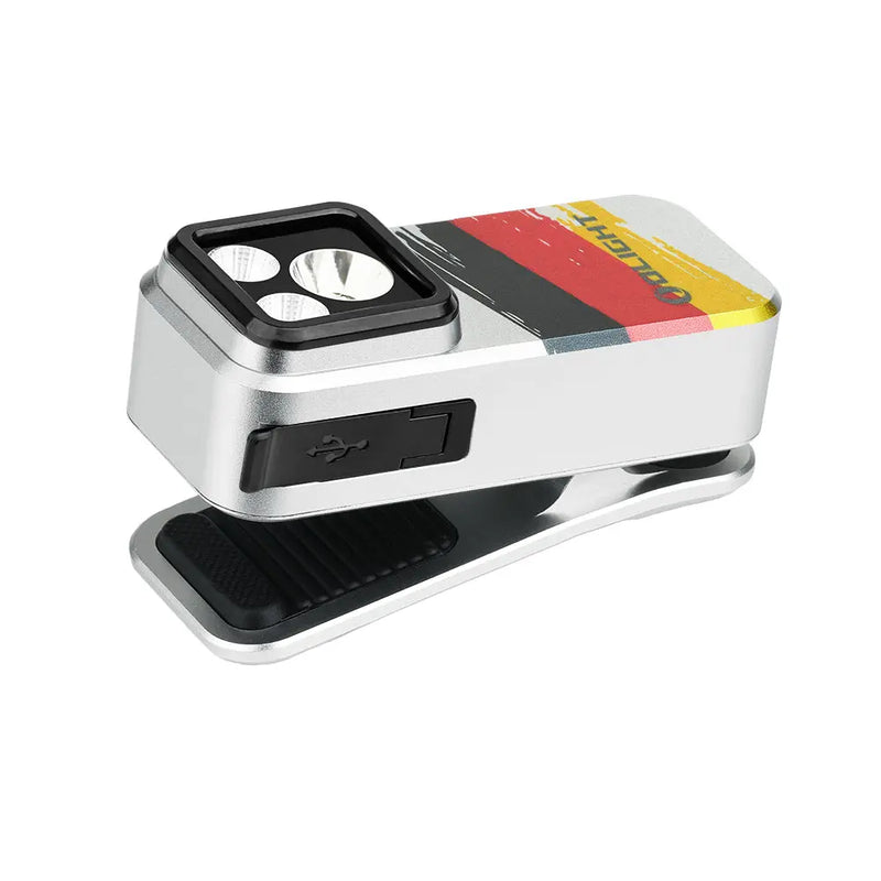 Oclip Pro lítið og öflugt 500 lm klemmuljós með Þýska fánanum Olight