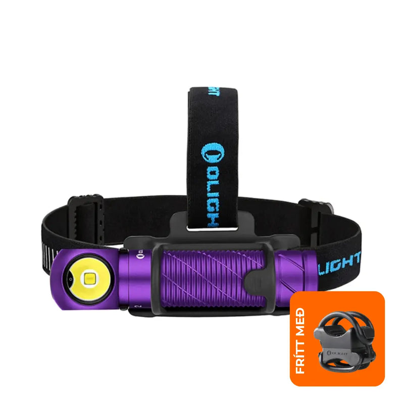 Perun 2 öflugt 2.500lm höfuðljós / fjölnotaljós - Fjólublátt Olight