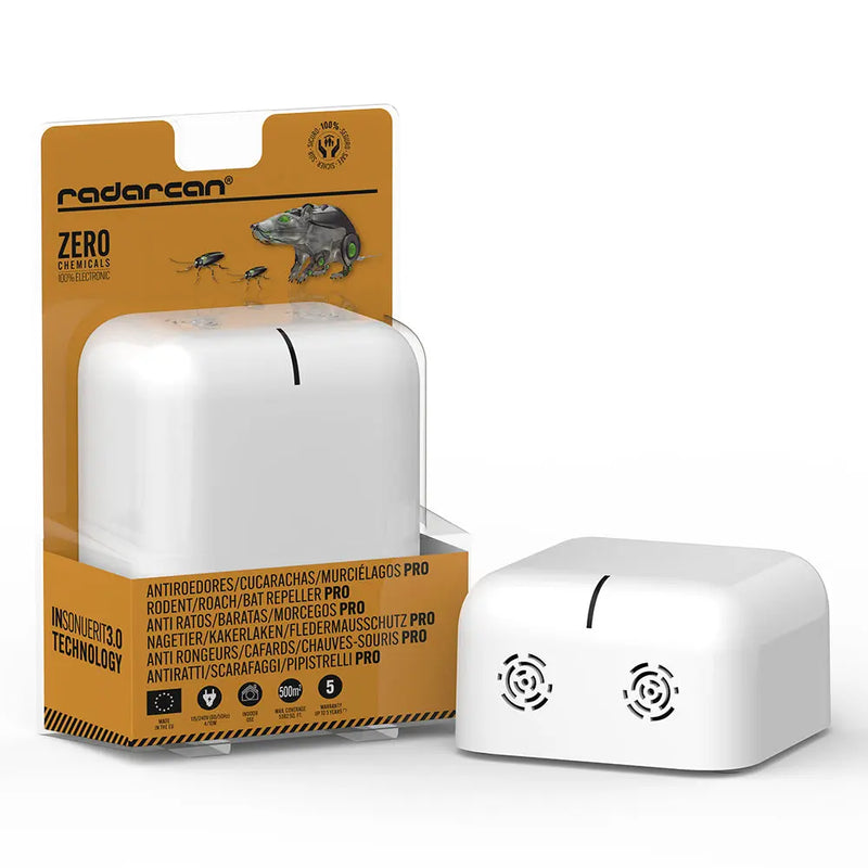 Músa- og rottufæla fyrir rafmagn Radarcan