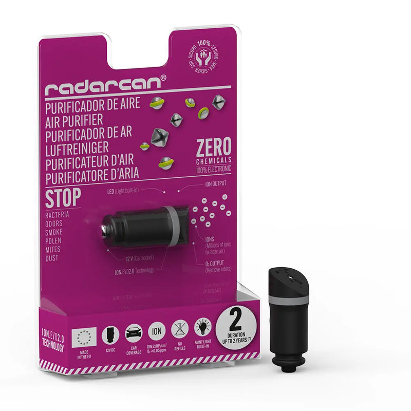 Lofthreinsitæki fyrir bifreið Radarcan