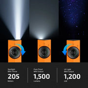 ArkPro Appelsínugult – Flatt EDC-vasaljós með mörgum ljósgjöfum Olight