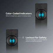 ArkPro Svart – Flatt EDC-vasaljós með mörgum ljósgjöfum Olight