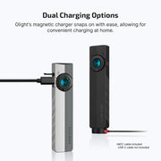 ArkPro Svart – Flatt EDC-vasaljós með mörgum ljósgjöfum Olight