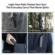 ArkPro Svart – Flatt EDC-vasaljós með mörgum ljósgjöfum Olight