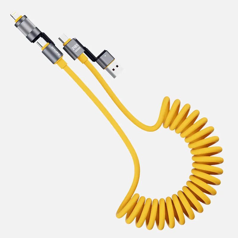 Snúra 4in1 gormlaga hönnun 240W 1,5m Stylepie