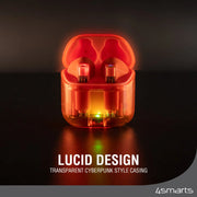 SkyBuds Lucid þráðlaus heyrnartól - Appelsínugul 4smarts