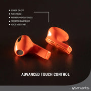 SkyBuds Lucid þráðlaus heyrnartól - Appelsínugul 4smarts