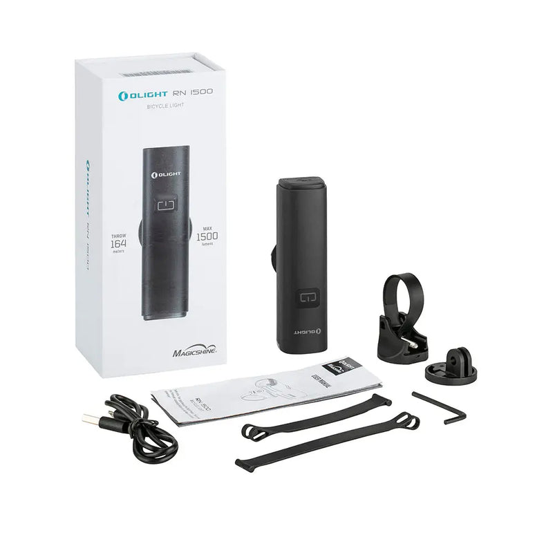 RN 1500 öflugt 1500lm hjólaljós - Grátt Olight